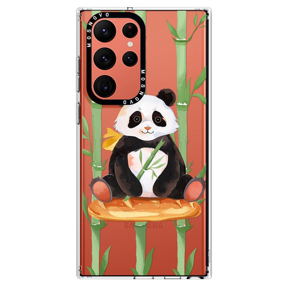 Bambo Panda Phone Case - Samsung Galaxy S22 Ultra Case - MOSNOVO