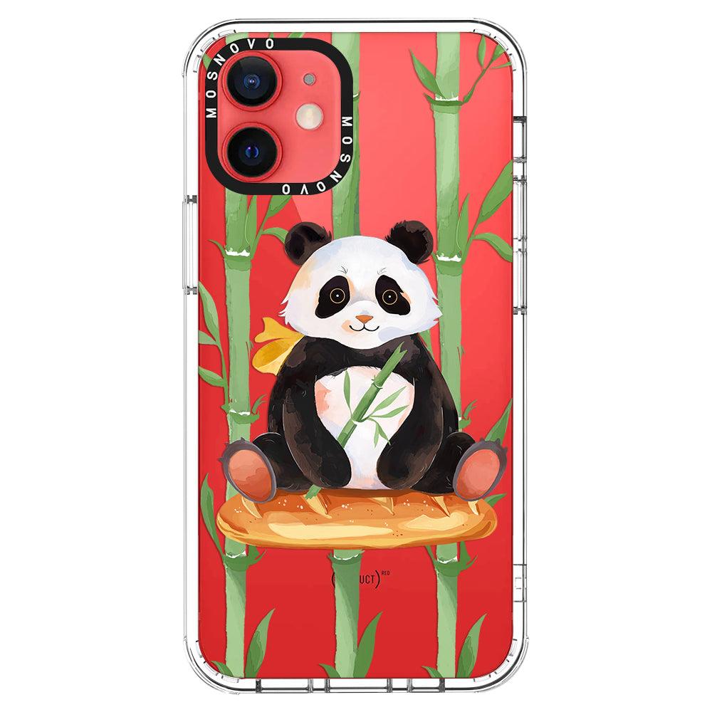 Bamboo Panda Phone Case - iPhone 12 Mini Case - MOSNOVO