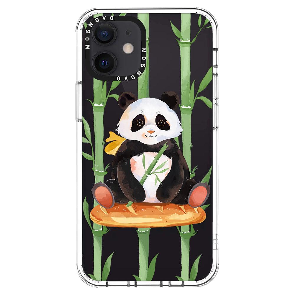 Bamboo Panda Phone Case - iPhone 12 Mini Case - MOSNOVO
