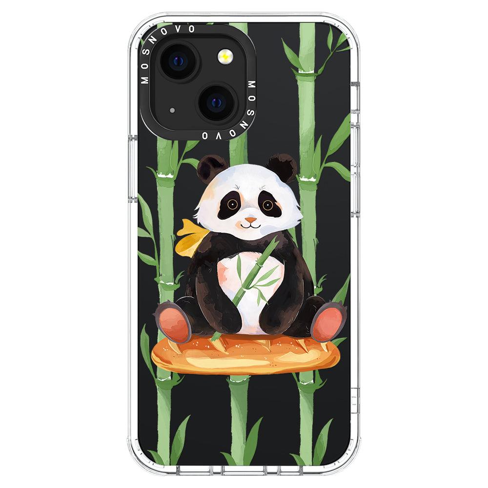 Bamboo Panda Phone Case - iPhone 13 Mini Case - MOSNOVO
