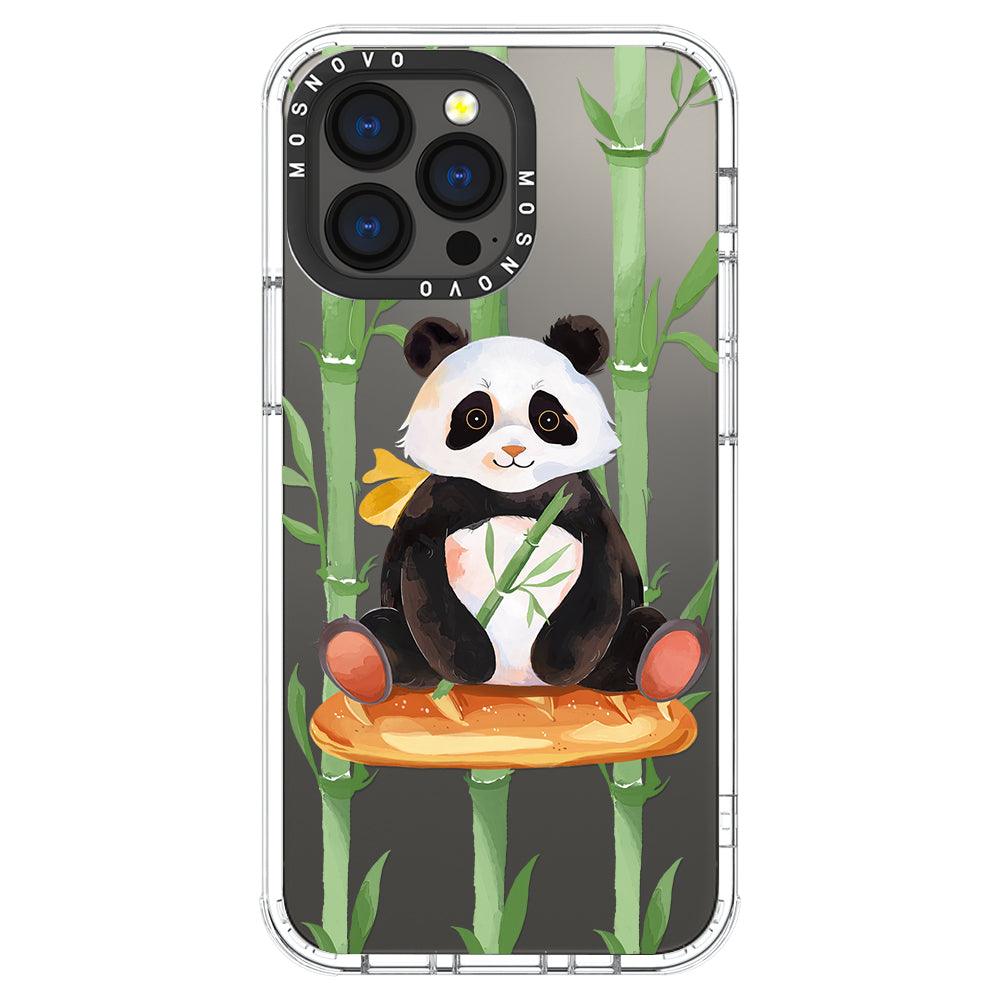 Bamboo Panda Phone Case - iPhone 13 Pro Case - MOSNOVO
