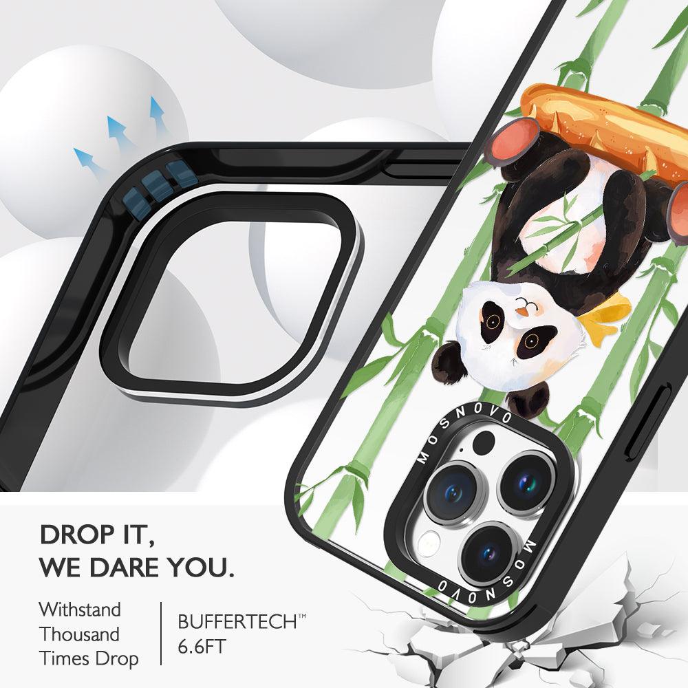 Bamboo Panda Phone Case - iPhone 14 Pro Max Case - MOSNOVO