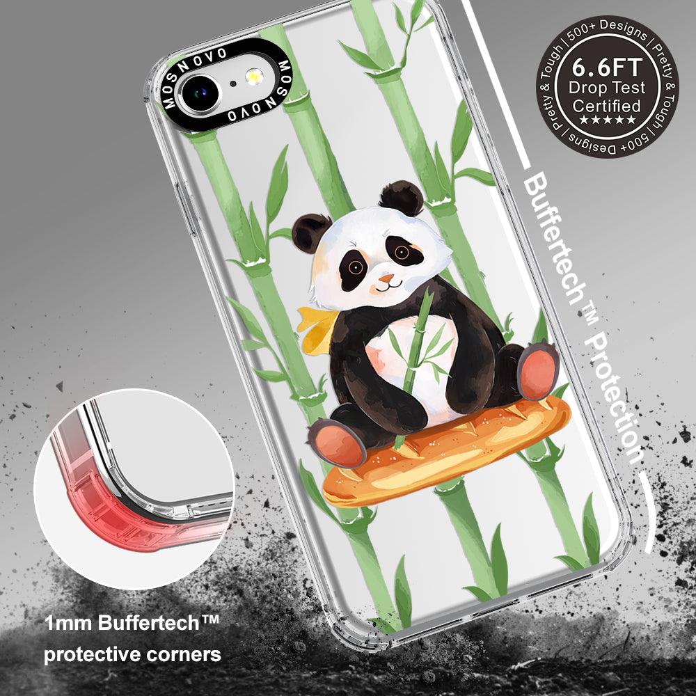 Bamboo Panda Phone Case - iPhone SE 2022 Case - MOSNOVO