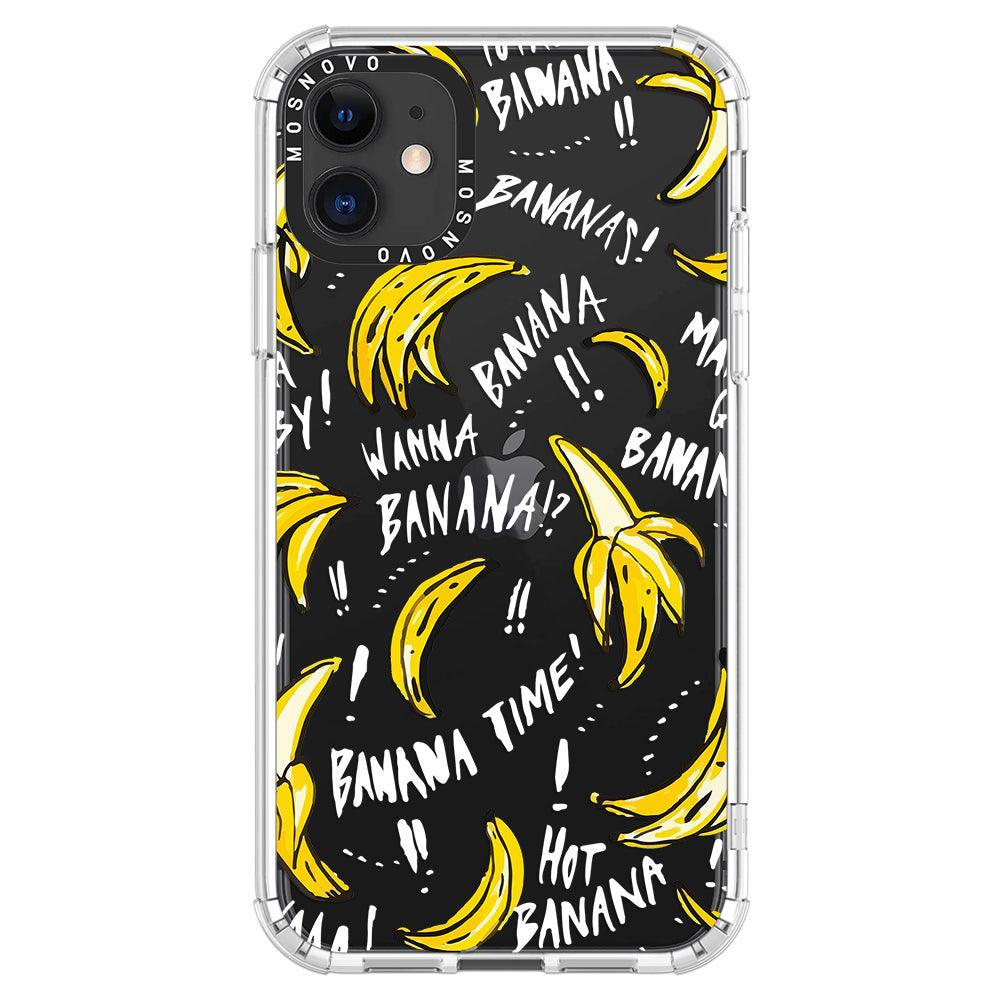 Banana Banana Phone Case - iPhone 11 Case - MOSNOVO