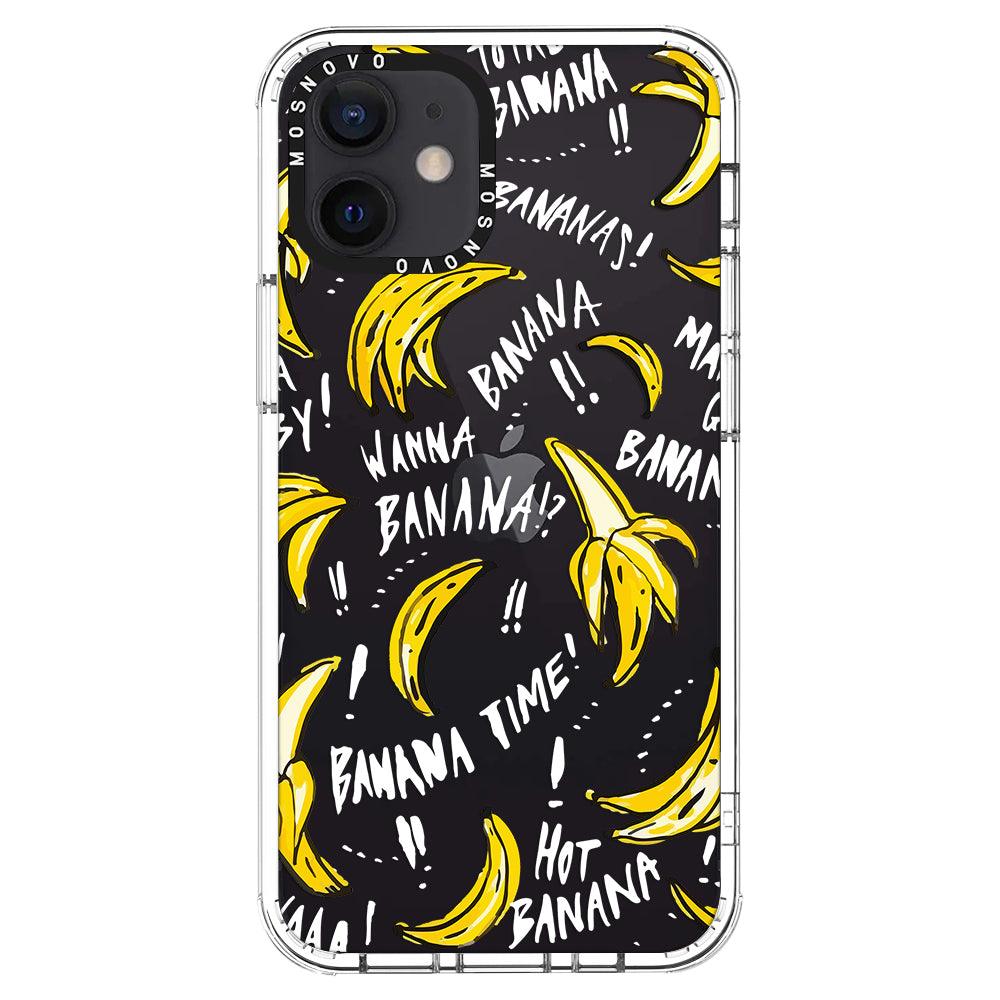 Banana Banana Phone Case - iPhone 12 Mini Case - MOSNOVO