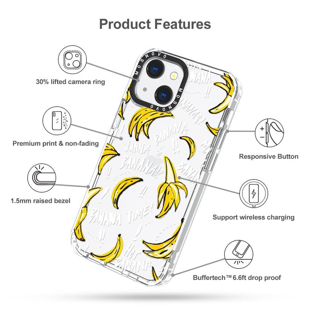 Banana Banana Phone Case - iPhone 13 Case - MOSNOVO
