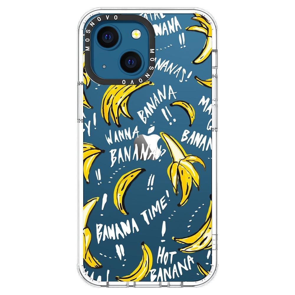Banana Banana Phone Case - iPhone 13 Mini Case - MOSNOVO