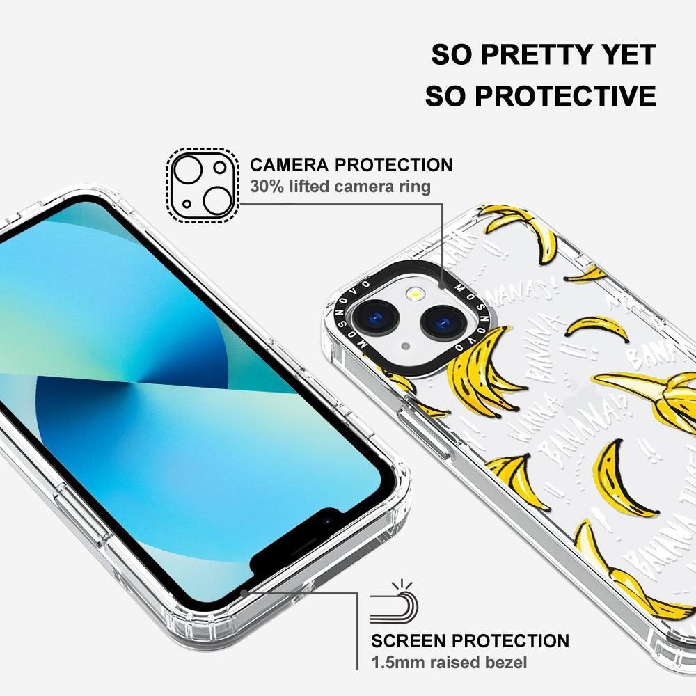 Banana Banana Phone Case - iPhone 13 Mini Case - MOSNOVO