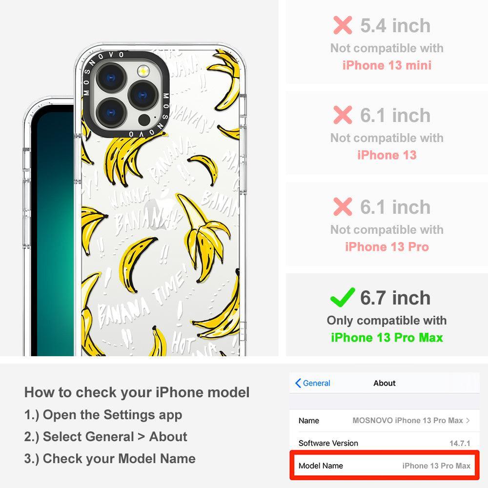Banana Banana Phone Case - iPhone 13 Pro Max Case - MOSNOVO