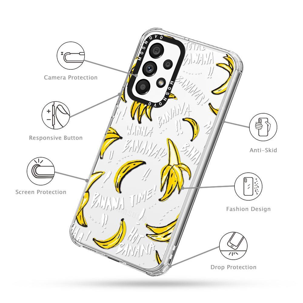 Banana Banana Phone Case - Samsung Galaxy A53 Case - MOSNOVO
