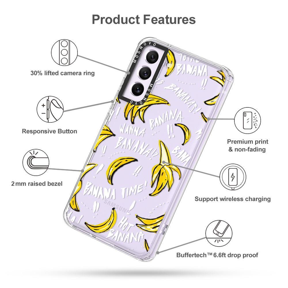 Banana Banana Phone Case - Samsung Galaxy S21 FE Case - MOSNOVO