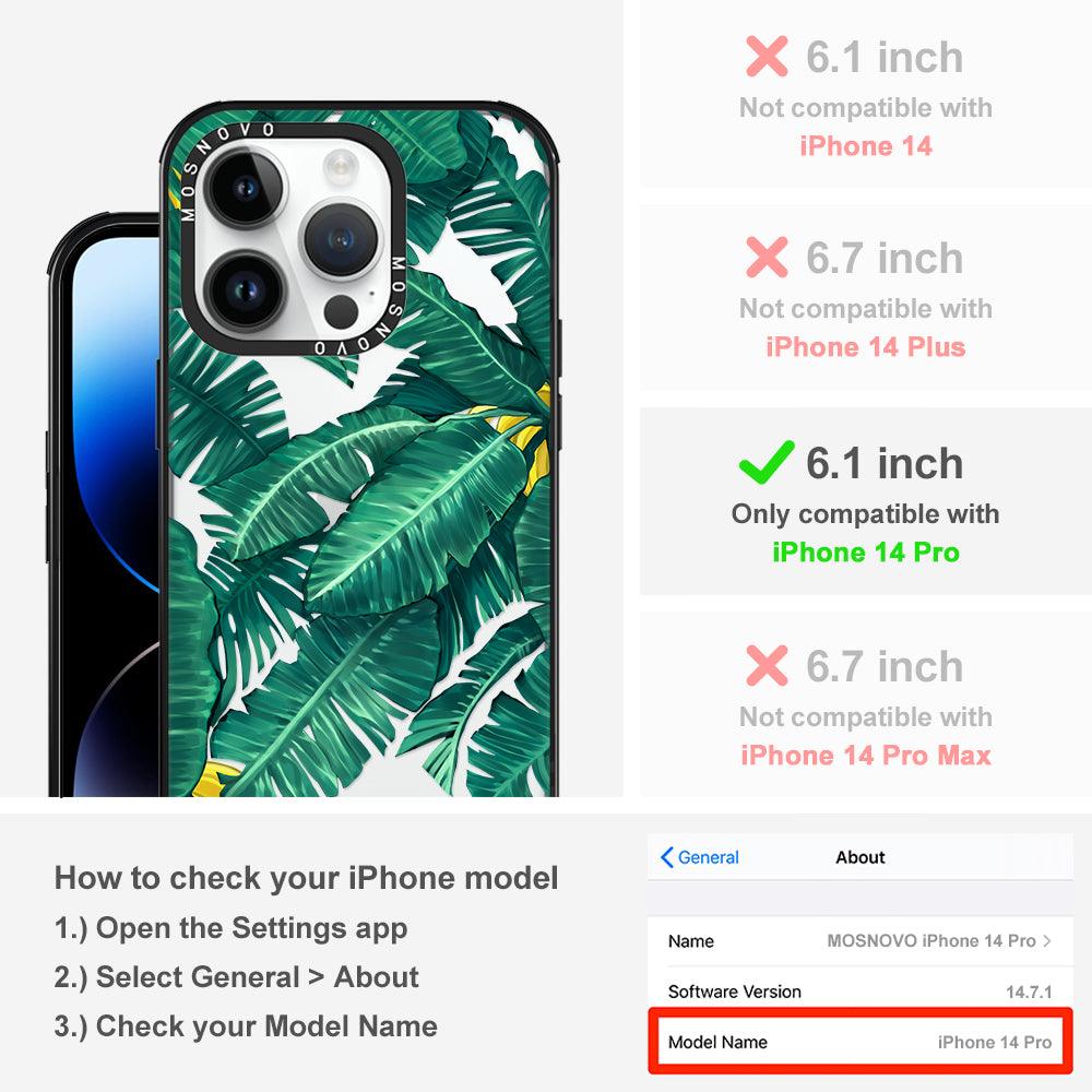 Banana Tree Phone Case - iPhone 14 Pro Case - MOSNOVO