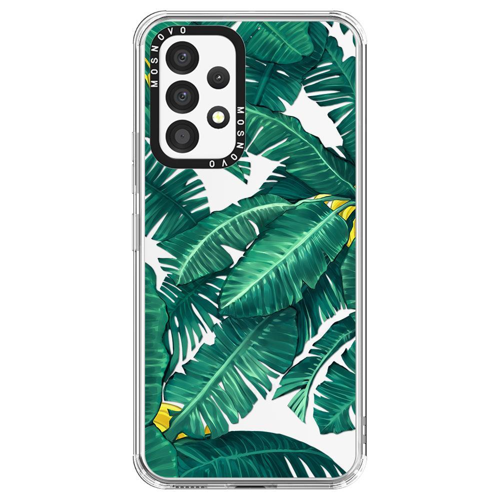 Banana Leaf Phone Case - Samsung Galaxy A53 Case - MOSNOVO