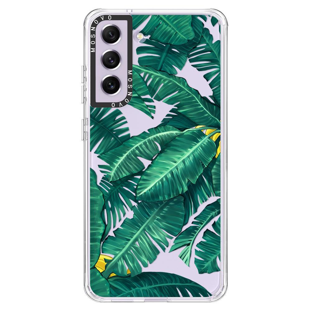 Banana Leaf Phone Case - Samsung Galaxy S21 FE Case - MOSNOVO