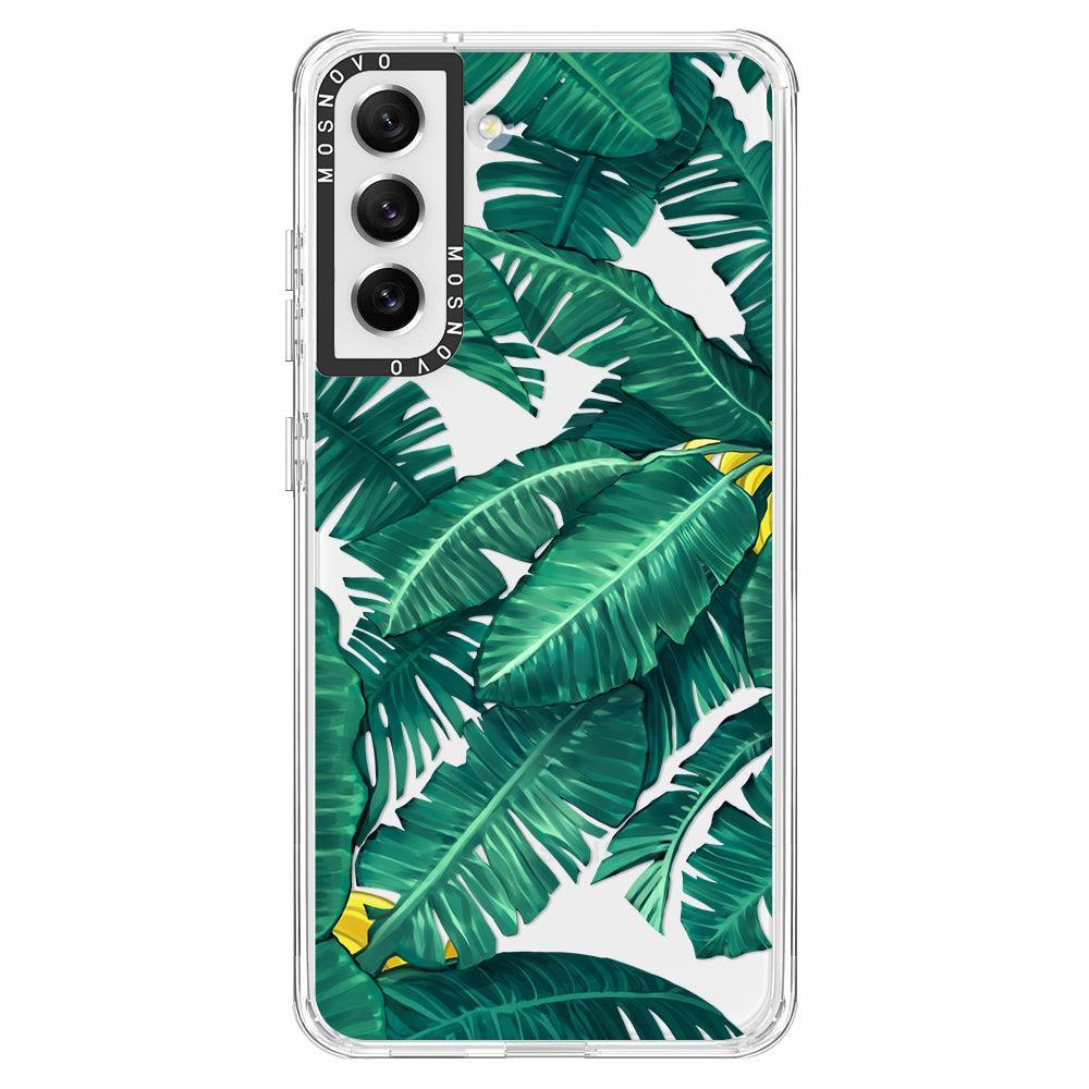 Banana Leaf Phone Case - Samsung Galaxy S21 FE Case - MOSNOVO