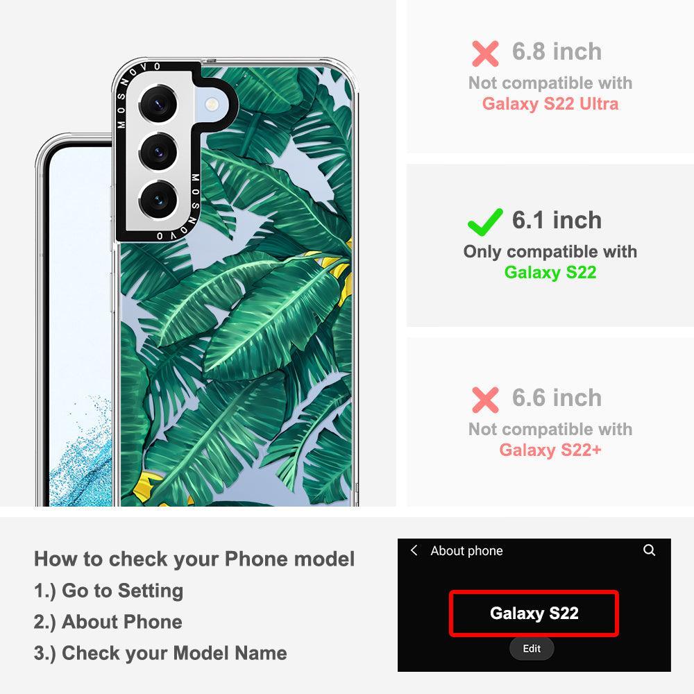 Banana Tree Phone Case - Samsung Galaxy S22 Case - MOSNOVO