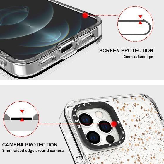 Beagle Glitter Phone Case - iPhone 12 Pro Case - MOSNOVO