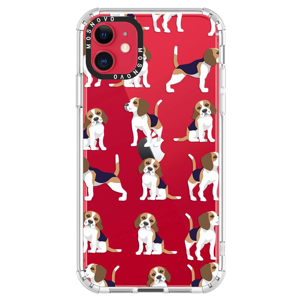 Cute Beagles Phone Case - iPhone 11 Case - MOSNOVO