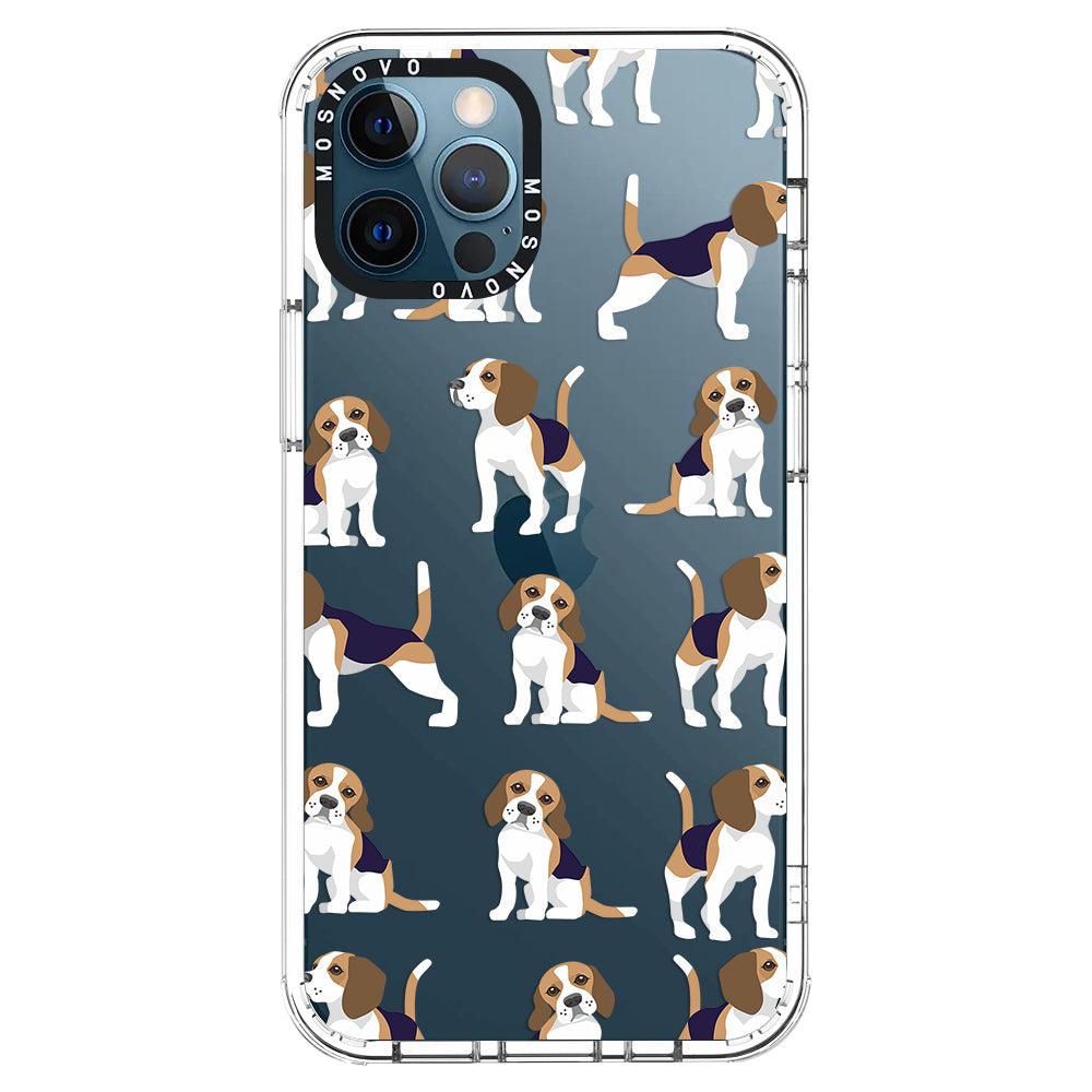Cute Beagles Phone Case - iPhone 12 Pro Case - MOSNOVO