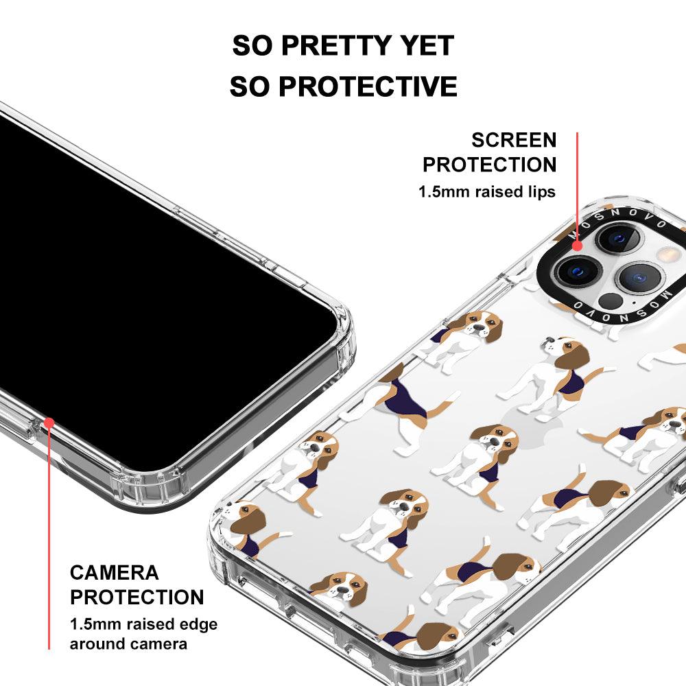 Cute Beagles Phone Case - iPhone 12 Pro Max Case - MOSNOVO