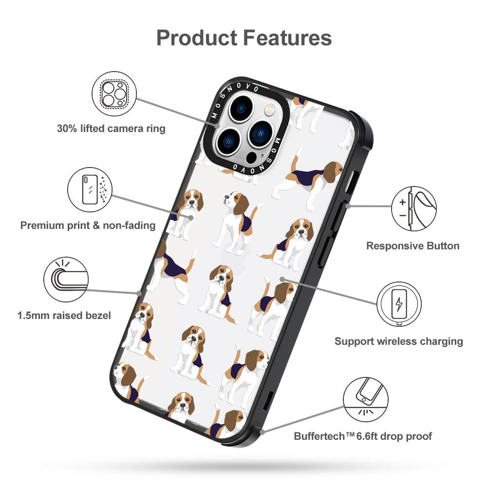 Cute Beagles Phone Case - iPhone 13 Pro Max Case - MOSNOVO
