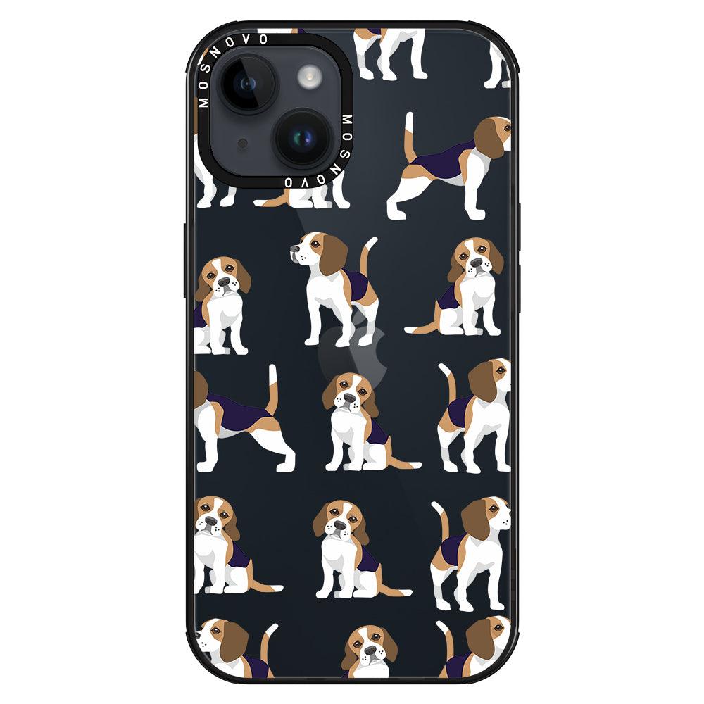 Cute Beagles Phone Case - iPhone 14 Case - MOSNOVO