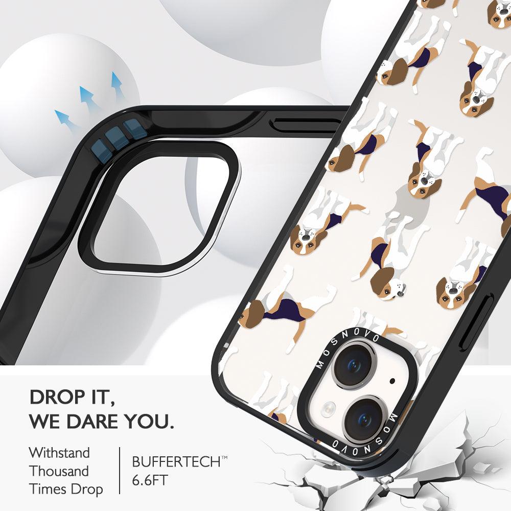 Cute Beagles Phone Case - iPhone 14 Plus Case - MOSNOVO