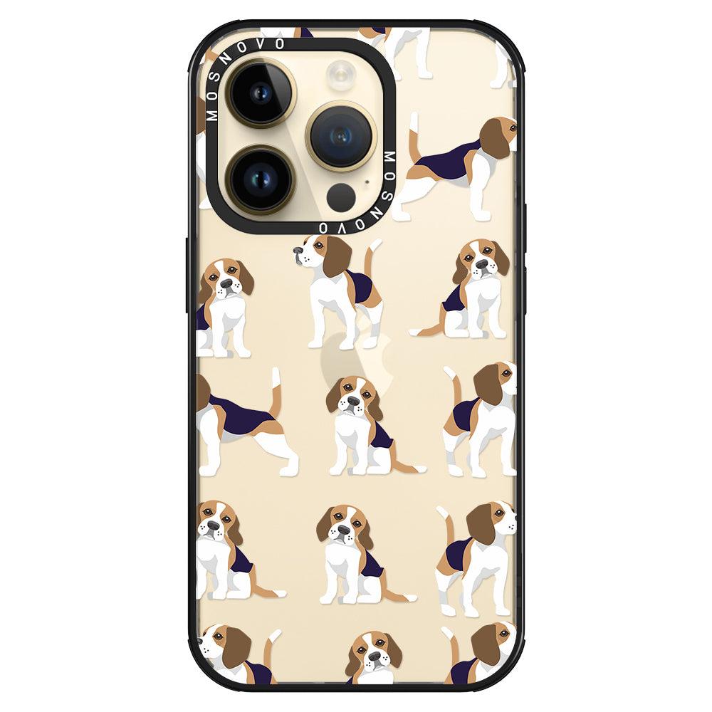 Cute Beagles Phone Case - iPhone 14 Pro Case - MOSNOVO