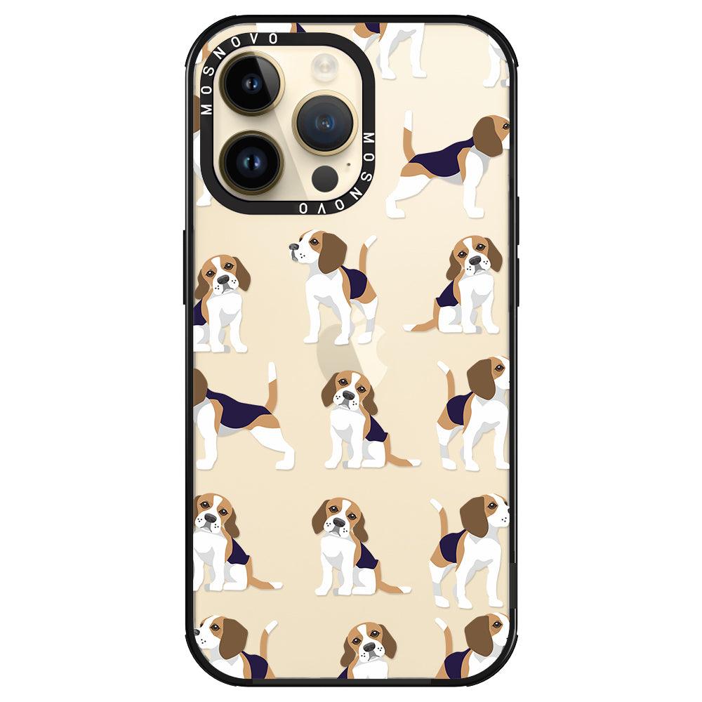 Cute Beagles Phone Case - iPhone 14 Pro Max Case - MOSNOVO
