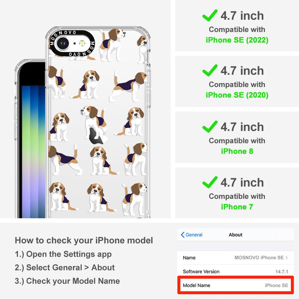 Cute Beagles Phone Case - iPhone 7 Case - MOSNOVO