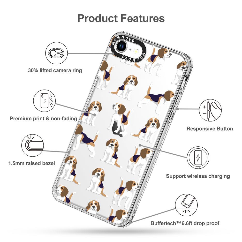 Cute Beagles Phone Case - iPhone SE 2020 Case - MOSNOVO