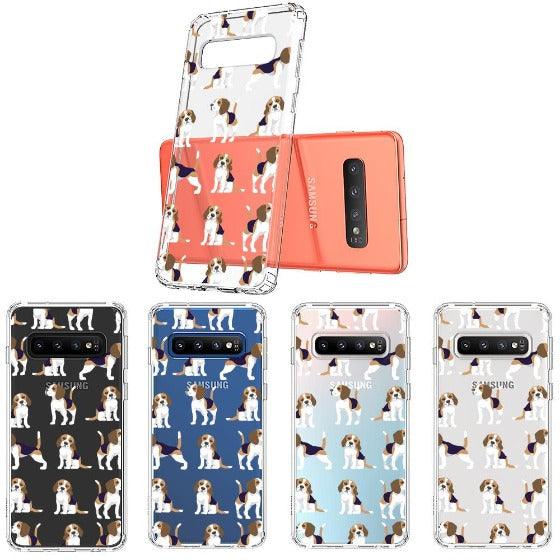 Cute Beagles Phone Case - Samsung Galaxy S10 Case - MOSNOVO