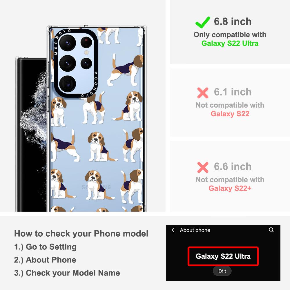 Beagle Phone Case - Samsung Galaxy S22 Ultra Case - MOSNOVO
