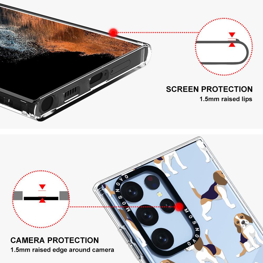 Beagle Phone Case - Samsung Galaxy S22 Ultra Case - MOSNOVO