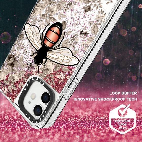Bee Glitter Phone Case - iPhone 12 Case