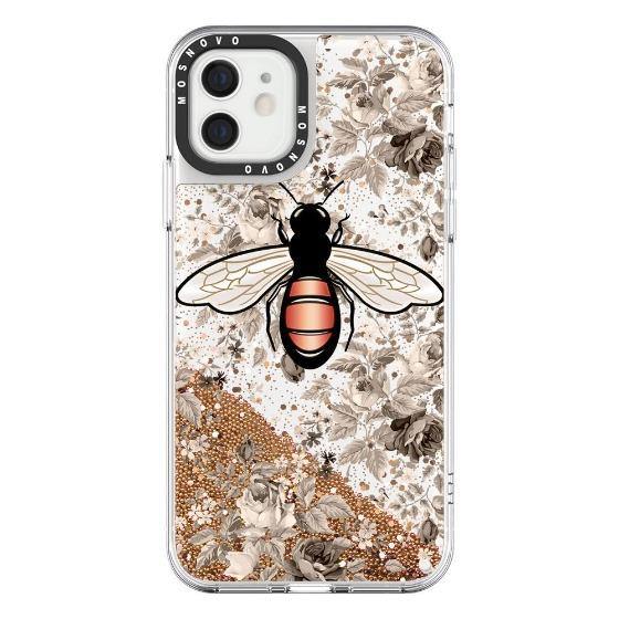 Bee Glitter Phone Case - iPhone 12 Mini Case