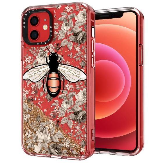 Bee Glitter Phone Case - iPhone 12 Mini Case