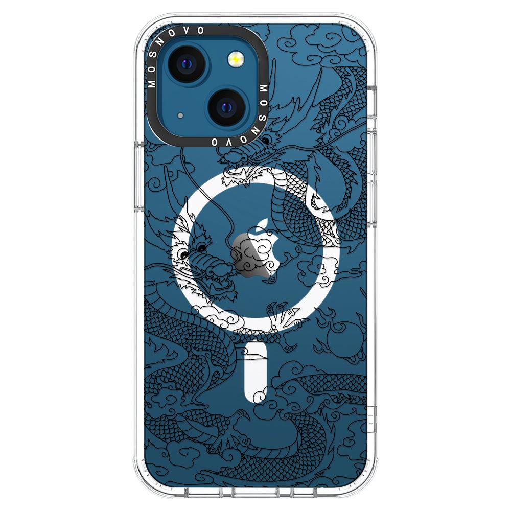 Black Dragon Phone Case - iPhone 13 Case - MOSNOVO