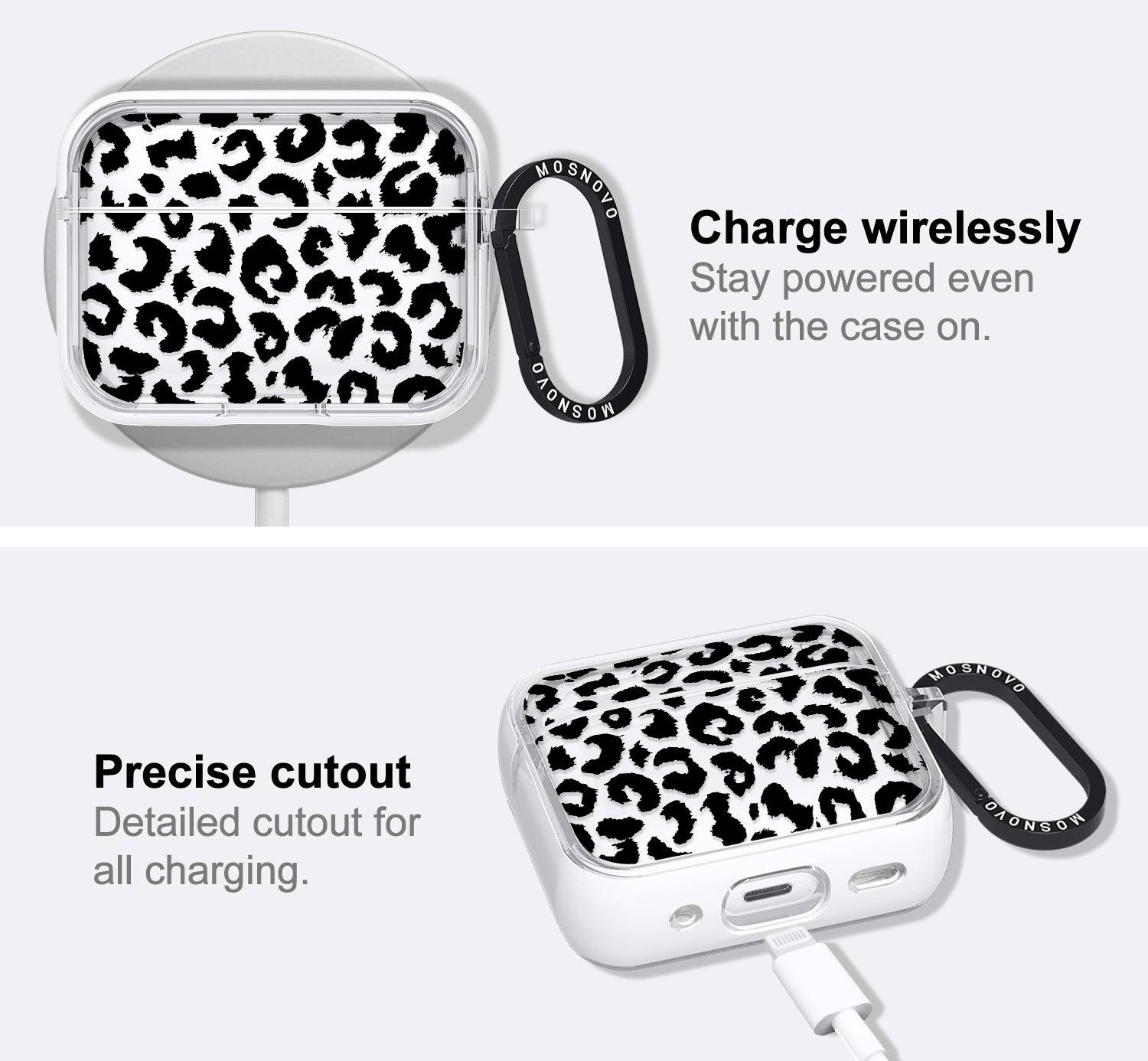 Black Leopard AirPods Pro 2 Case (2nd Generation) - MOSNOVO