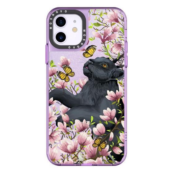 Black Panther Glitter Phone Case - iPhone 11 Case - MOSNOVO