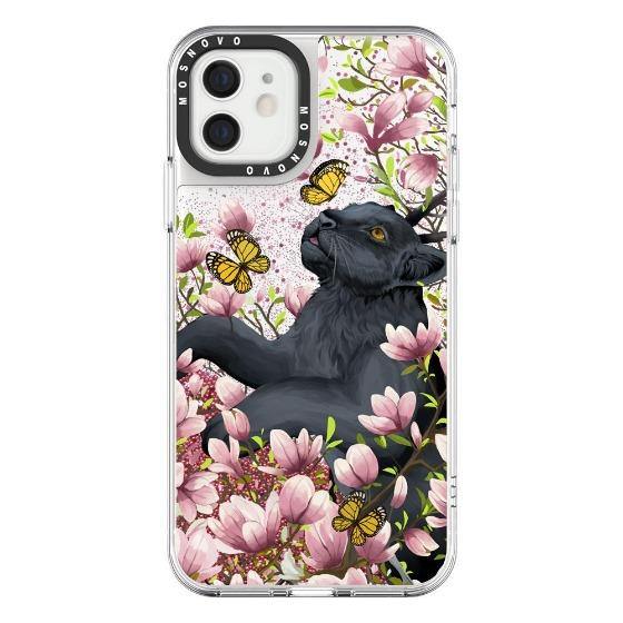 Black Panther Glitter Phone Case - iPhone 12 Case - MOSNOVO