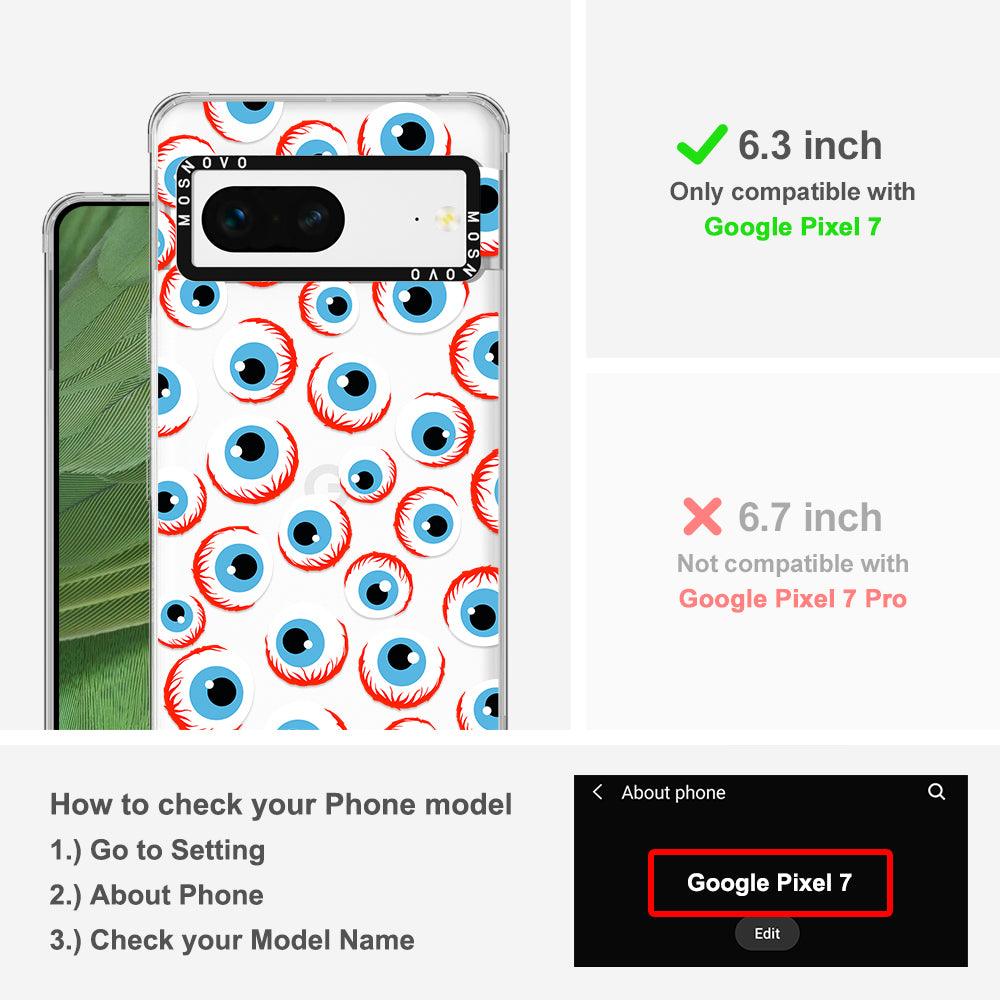 Bloody Eyeball Phone Case - Google Pixel 7 Case - MOSNOVO