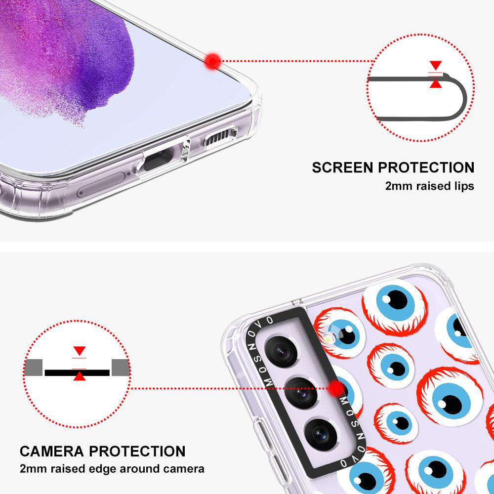 Bloody Eyeball Phone Case - Samsung Galaxy S21 FE Case - MOSNOVO