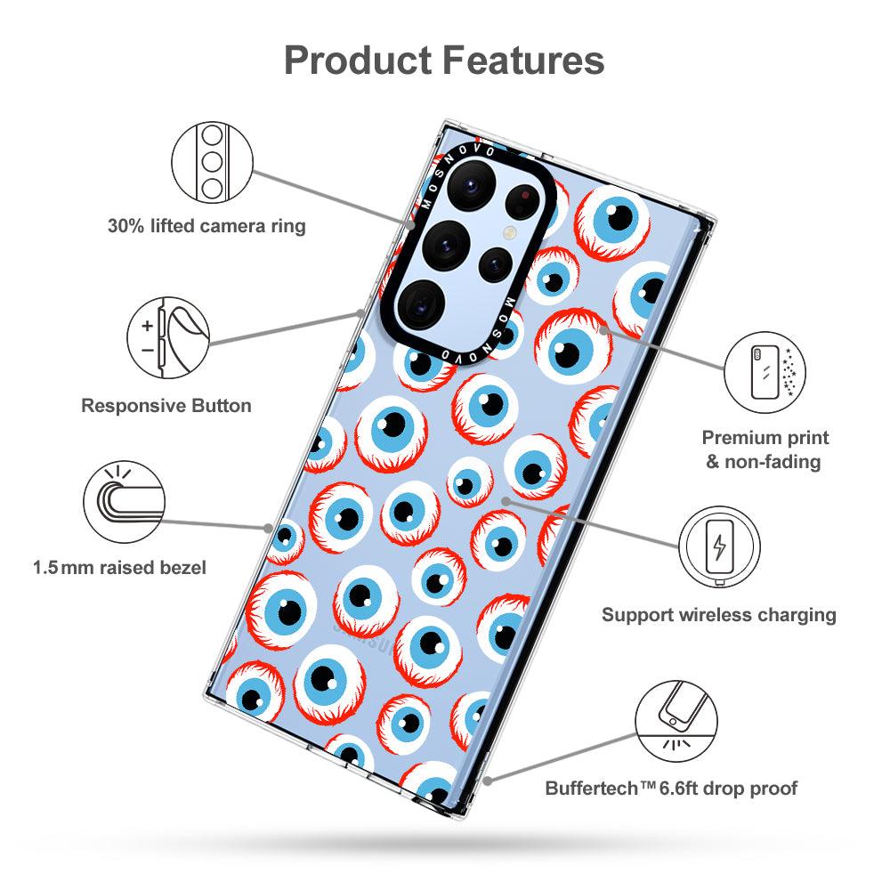 Bloody Eyeball Phone Case - Samsung Galaxy S22 Ultra Case - MOSNOVO