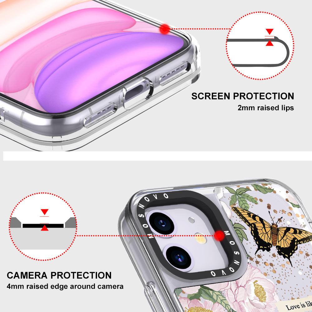 Bloom Glitter Phone Case - iPhone 11 Case - MOSNOVO