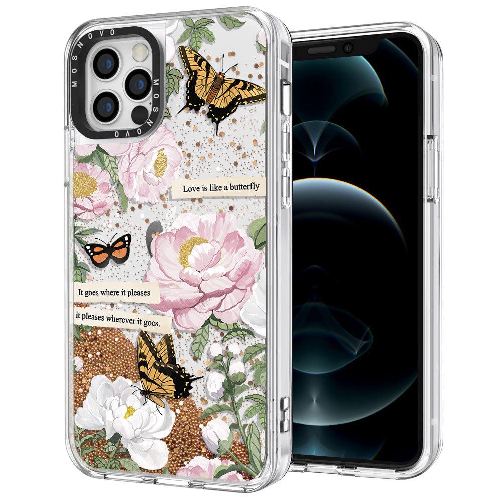 Bloom Glitter Phone Case - iPhone 12 Pro Max Case - MOSNOVO