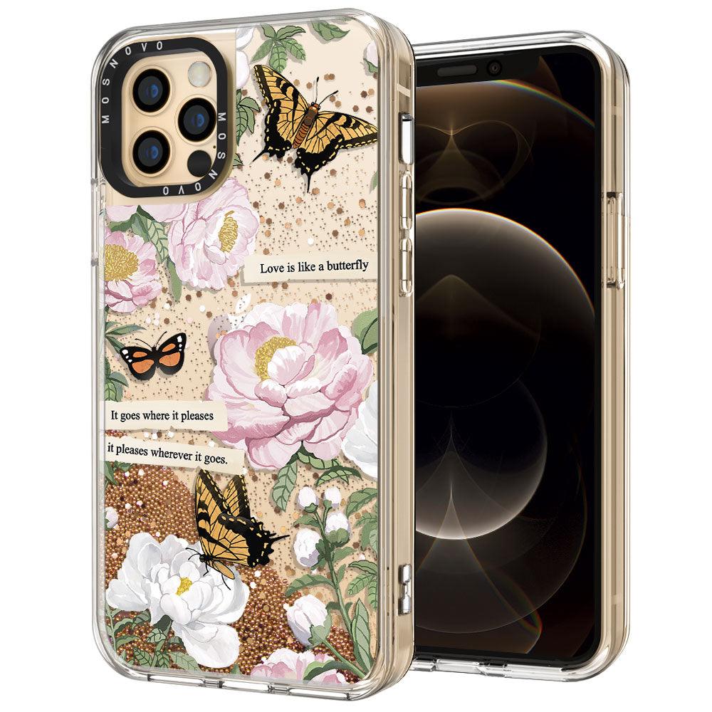 Bloom Glitter Phone Case - iPhone 12 Pro Max Case - MOSNOVO