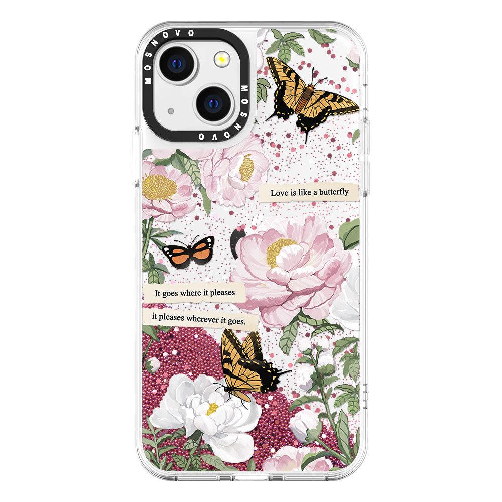 Bloom Glitter Phone Case - iPhone 13 Case - MOSNOVO