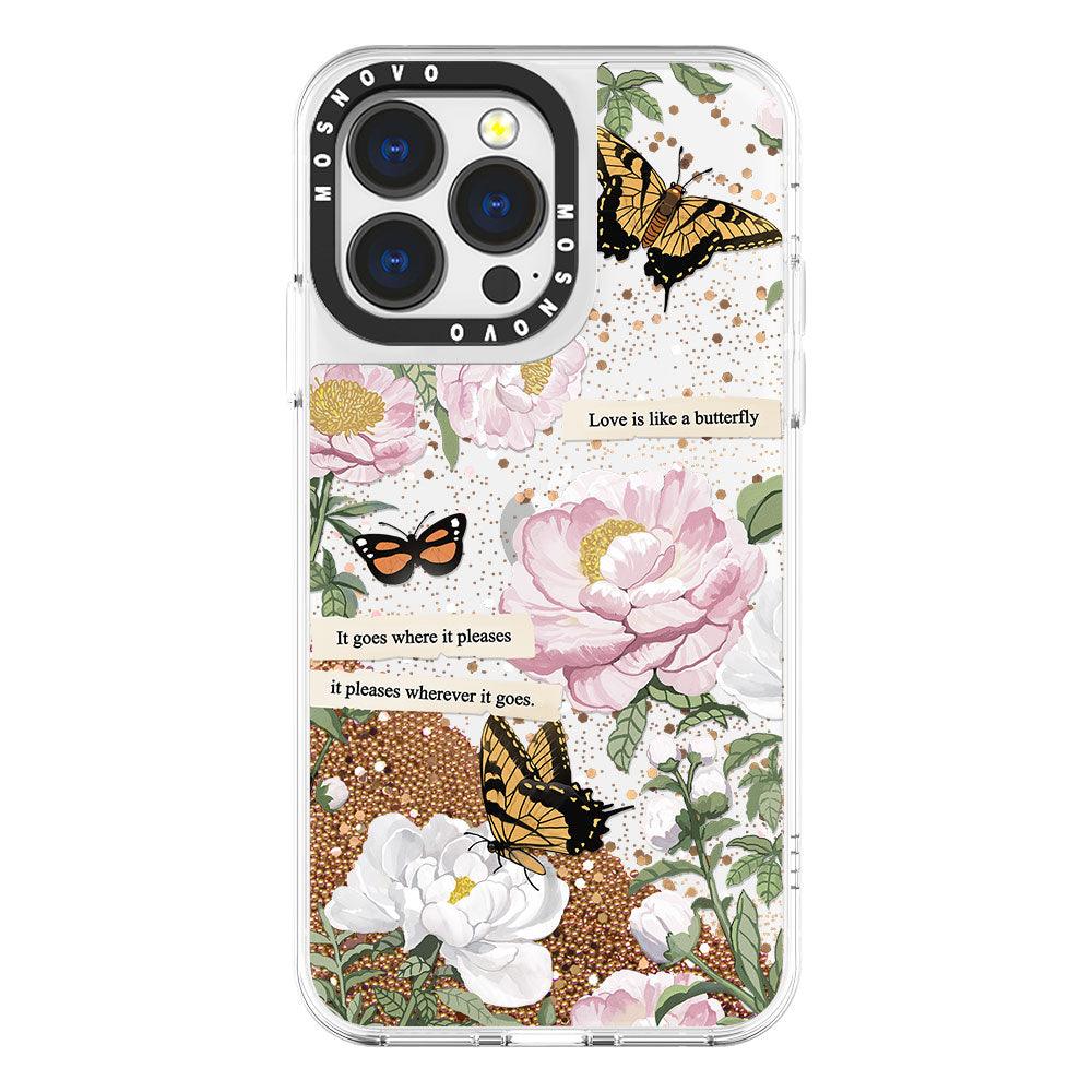 Bloom Glitter Phone Case - iPhone 13 Pro Case - MOSNOVO