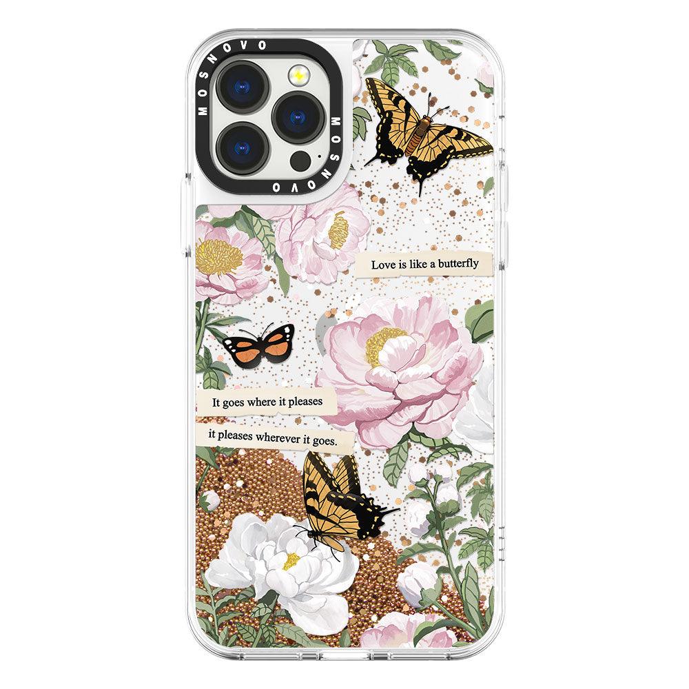 Bloom Glitter Phone Case - iPhone 13 Pro Max Case - MOSNOVO